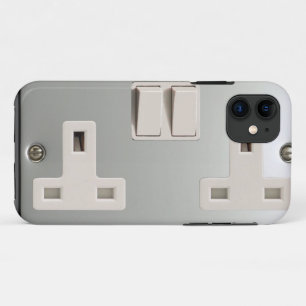 GB AC BS 1363 Plug Socket [Britse standaard] iPhone 11 Hoesje