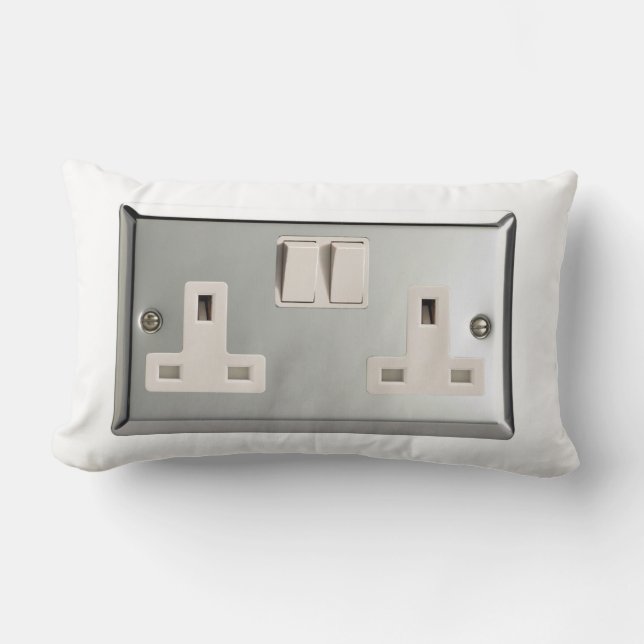 GB AC BS 1363 Plug Socket [Britse standaard] Kussen (Voorkant)