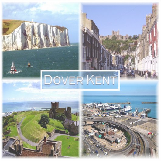 GB Dover Kent - Dover Castle - White Cliff - Castl Sticker (Voorkant)
