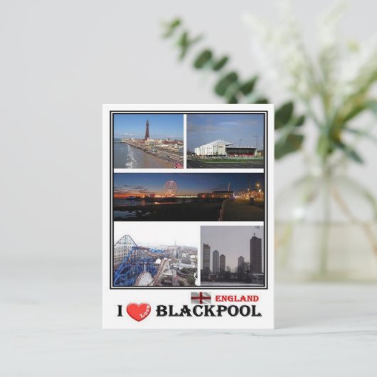 GB Engeland - Blackpool - Briefkaart (Staand voorkant)