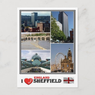 GB Engeland - Yorkshire Sheffield - Briefkaart
