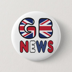 GB Nieuws Ronde Button 5,7 Cm