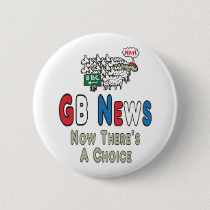 GB Nieuws Ronde Button 5,7 Cm