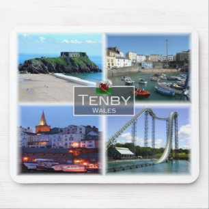 GB Verenigd Koninkrijk - Wales - Tenby - Muismat