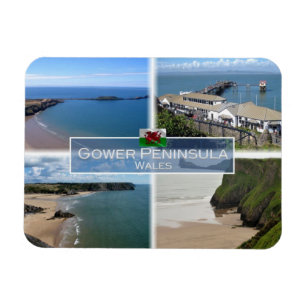 GB Verenigd Koninkrijk - Wales - The Gower Peninsu Magneet