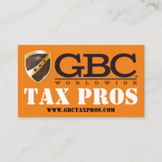 GBC-VISITEKAARTJE + EEN VRIEND VISITEKAARTJE