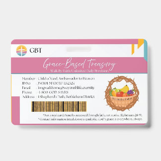 GBT-badge (onthoud christelijke genade) Badge