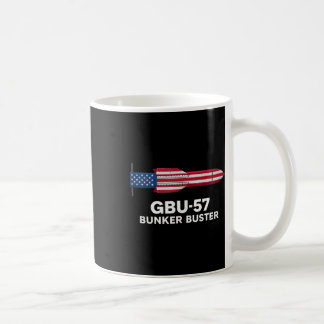 Gbu-57 Bunker Buster American Flag 4th Of July Tan Koffiemok
