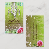 GC Adore  Limoen Gold Metallic Visitekaartje (Voorkant / Achterkant)