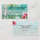 GC Adore  Turquoise Basic Visitekaartje (Voorkant / Achterkant)