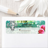 GC | Ajouter | Vintage Turquoise Prix Étiquette (En situation)