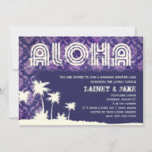 GC Aloha Luau Palm Paars Kaart (Voorkant)