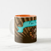 GC Big Bark Tweekleurige Koffiemok (Voorkant links)