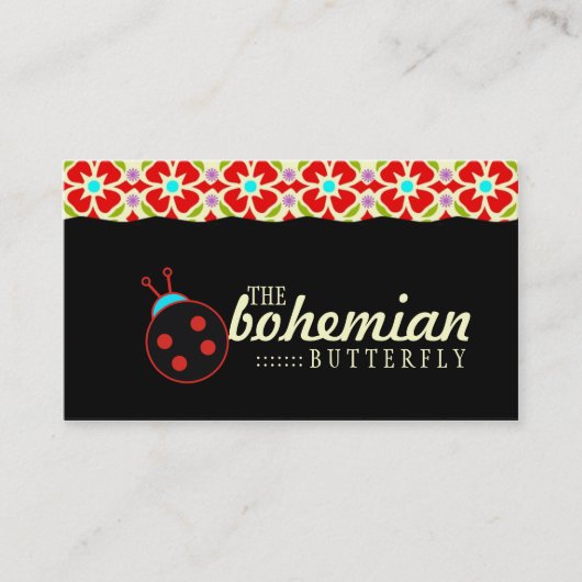 GC | Bohemian Ladybug Visitekaartje (Voorkant)