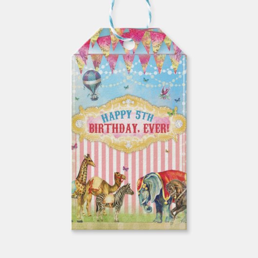 GC CIRCUS GUNSTTAG CADEAULABEL (Voorkant)