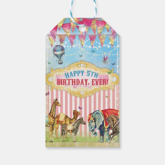 GC CIRCUS GUNSTTAG CADEAULABEL (Achterkant)