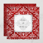 GC Erika Damask Ruby Red Kaart (Voorkant / Achterkant)