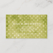 GC |  groene Stippen Visitekaartje (Achterkant)
