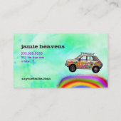 GC | Hippy Tie Dye Blue Visitekaartje (Achterkant)