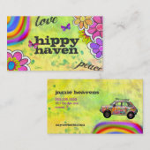 GC | Hippy Tie Dye Yellow Visitekaartje (Voorkant / Achterkant)