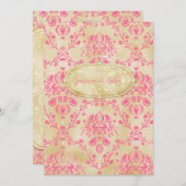 GC| Invitation de gâteaux sucrés| Crème aux fraise (Devant / Derrière)