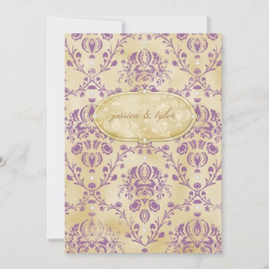 GC| Invitation de gâteaux sucrés| Plum (Devant)