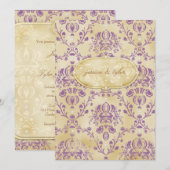 GC| Invitation de gâteaux sucrés| Plum (Devant / Derrière)