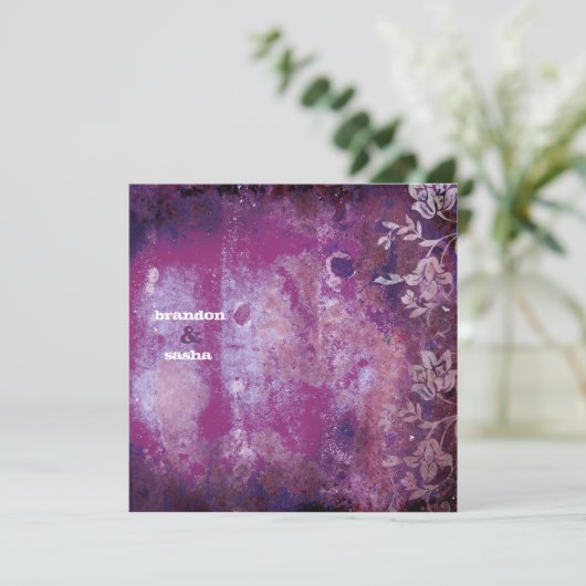 GC | Luscious Rustic | Plum Kaart (Staand voorkant)