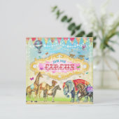 GC Magical Rejoignez le Cirque Invitation Rayures  (Debout devant)