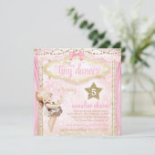 GC Magische Tiny Dancer Ballerina Kaart (Staand voorkant)