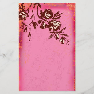 GC   Oranje Roos van Cream Briefpapier