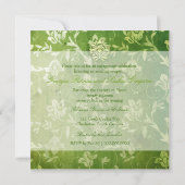 GC | Prachtige groene Floral Kaart (Achterkant)