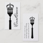 GC Queen Fork Visitekaartje (Voorkant / Achterkant)