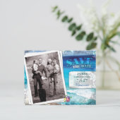 GC | Save the Date Family Reunion- Beach Aankondigingskaart (Staand voorkant)
