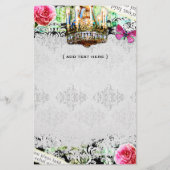 GC |  SHABBY Charm — Black Damask Flyer (Achterkant)