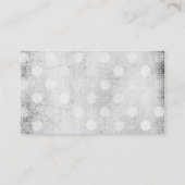 GC | Shabby  Charm Black Damask Visitekaartje (Achterkant)