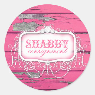 GC Shabby  Roze Hout Sticker