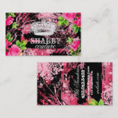 GC Shabby Wild Garden Tiara Visitekaartje (Voorkant / Achterkant)