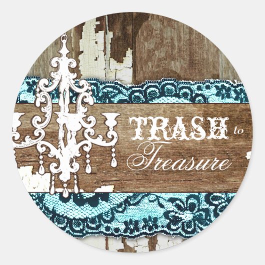 GC | Trash to Treasure Aqua Blue sticker (Devant)