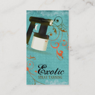 GC Turquoise Coral Spray Tan Visitekaartje