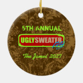GC Ugly Sweater Ornament Reindeer (Achterkant)