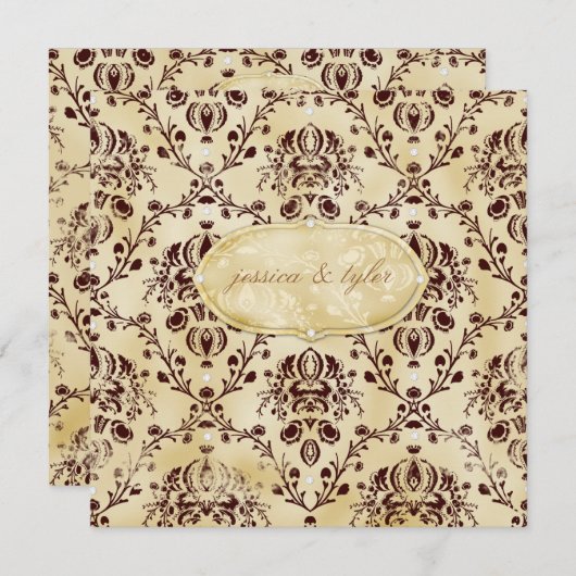 GC | Uitnodiging voor koekjes en koekjes | Chocola (Voorkant / Achterkant)