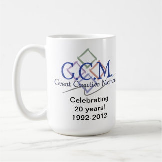 GCM Logo Mok-wit Koffiemok