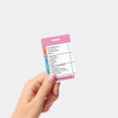 GCS/ Bewustzijnspiekbrief voor Badge Reel (Handheld)