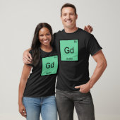 Gd - Godot Funny Chimie Élément Symbole T-shirt (Unisexe)