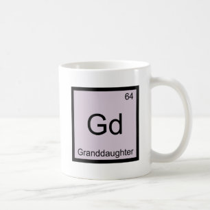 Gd - Kleinzoon Chemie Element Symbool T-shirt Koffiemok