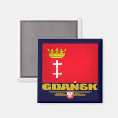 Gdansk Magneet (Voorkant / Achterkant)