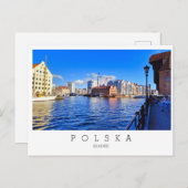 Gdansk, Polen, Polska Briefkaart (Voorkant / Achterkant)