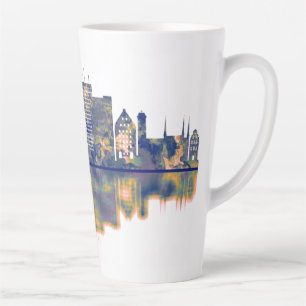 Gdansk Skyline Latte Mok