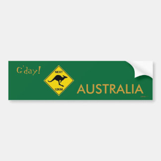 G'DAY AUSTRALIA Bumpersticker